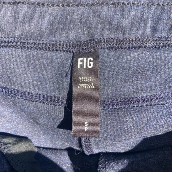 Fig Clothing Metro Joggers Pants Skinny Style Size Small Pocketed Charcoal - Picture 3 of 7